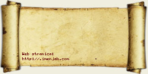 Jana Mitranić vizit kartica